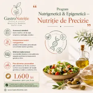 Program Nutrigenetică și Epigenetică — Nutriție de Precizie