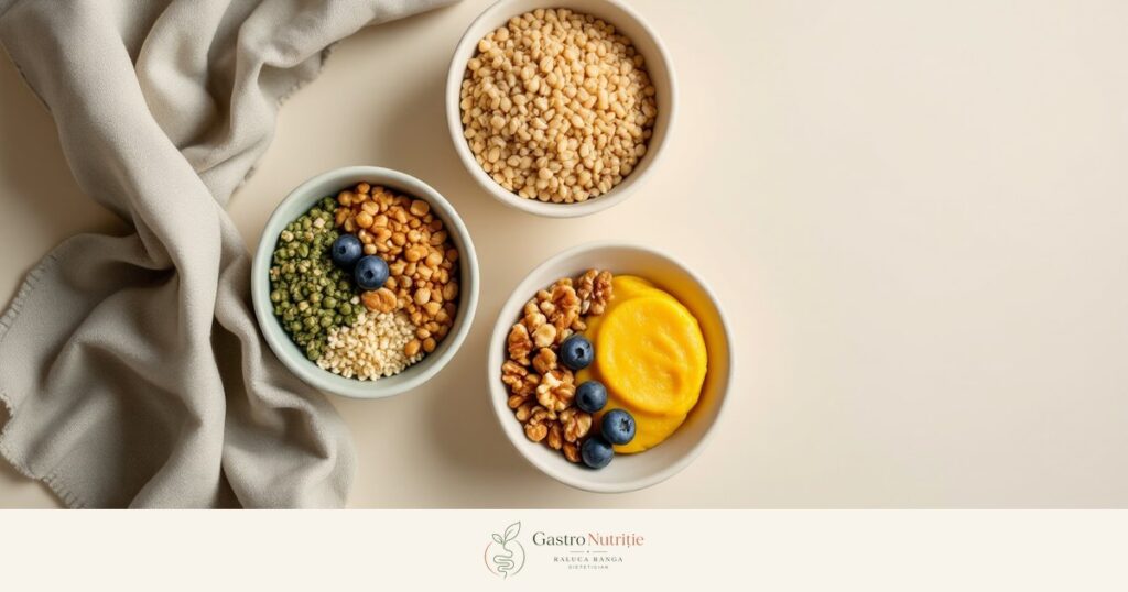 Hrișcă, quinoa, mei și mămăligă: cereale natural fără gluten din modelul de plan pentru sensibilitatea non-celiacă la gluten