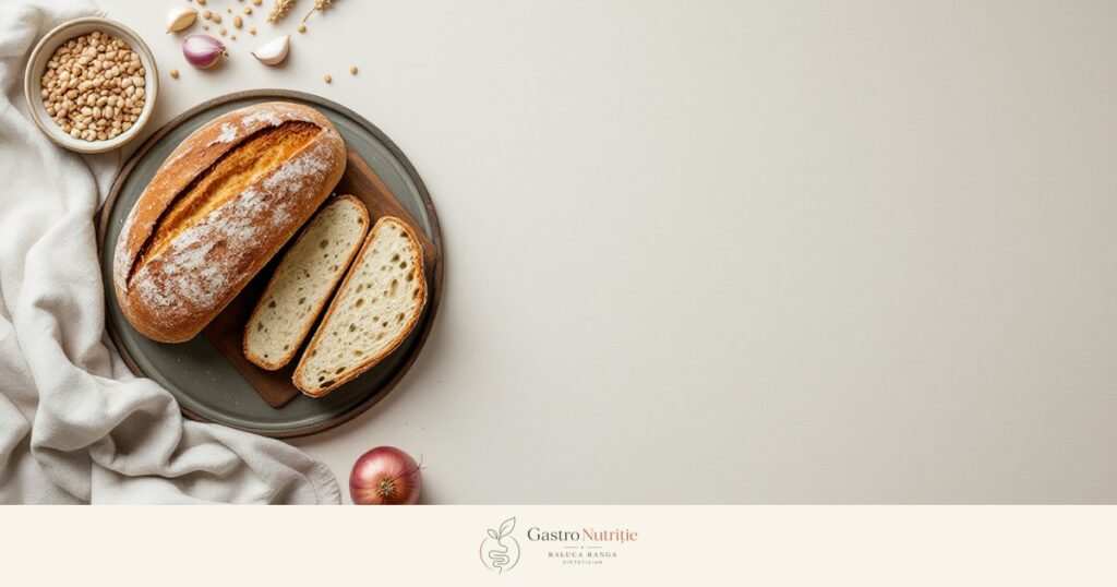 Pâine cu maia, boabe de grâu, usturoi și ceapă roșie: în sensibilitatea non-celiacă la gluten, glutenul nu este singurul component al grâului studiat